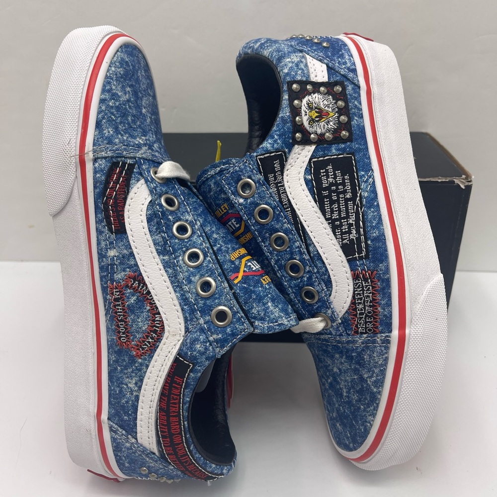 Vans WMNS Old Skool
Cobra Kai Multi/True White Sneakers 
VN0A3WKT6GL - Picture 6 of 16